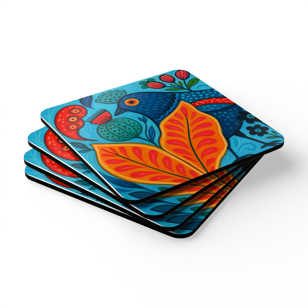 Corkwood Coaster Set