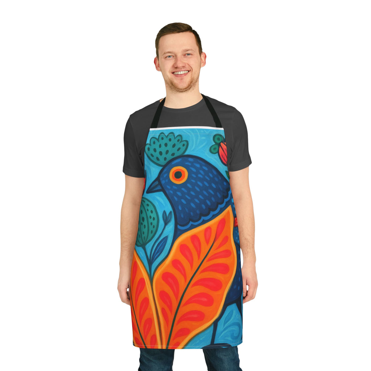 Apron, 5-Color Straps (AOP)